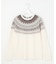 FAIR ISLE ラウンドネック ニット