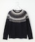 FAIR ISLE ラウンドネック ニット