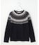 FAIR ISLE ラウンドネック ニット