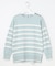Cotton Polyester カラーボーダー ニット