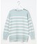 Cotton Polyester カラーボーダー ニット