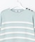 Cotton Polyester カラーボーダー ニット
