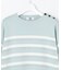 Cotton Polyester カラーボーダー ニット
