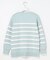 Cotton Polyester カラーボーダー ニット