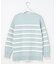 Cotton Polyester カラーボーダー ニット
