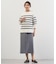 Cotton Polyester カラーボーダー ニット