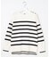 Cotton Polyester カラーボーダー ニット