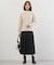 ORGANIC GASS COTTON クルーネック カーディガン