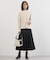 ORGANIC GASS COTTON クルーネック カーディガン