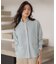 ORGANIC GASS COTTON クルーネック カーディガン