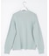 ORGANIC GASS COTTON クルーネック カーディガン