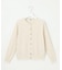 【アンサンブル着用可】BASIC HT COTTON クルーネック カーディガン