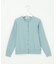 【アンサンブル着用可】BASIC HT COTTON クルーネック カーディガン