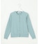 【アンサンブル着用可】BASIC HT COTTON クルーネック カーディガン