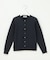 【アンサンブル着用可】BASIC HT COTTON クルーネック カーディガン
