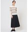 COTTON POLYESTER ボーダー ニット