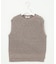 【WEB限定カラーあり・プラスワンアイテムに】LINEN COTTON ニット ベスト