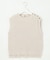 【WEB限定カラーあり・プラスワンアイテムに】LINEN COTTON ニット ベスト
