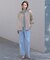 【WEB限定カラーあり・プラスワンアイテムに】LINEN COTTON ニット ベスト