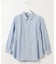 【WEB限定カラーあり】コンパクトエステネージュ シャーリング シャツ ブラウス