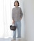 【WEB限定カラーあり】コンパクトエステネージュ シャーリング シャツ ブラウス