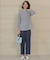 【WEB限定カラーあり】コンパクトエステネージュ シャーリング シャツ ブラウス