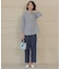 【WEB限定カラーあり】コンパクトエステネージュ シャーリング シャツ ブラウス