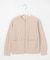 LINEN COTTON BLEND ニット ブルゾン
