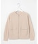 LINEN COTTON BLEND ニット ブルゾン