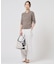LINEN COTTON ポロ ニット