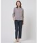 【WEB限定カラーあり】TCシャンブレーサテンST テーパード パンツ