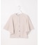 COTTON ACETATE DRY バタフライスリーブ カーディガン