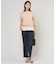 COOL MINT COTTON POLYESTER ヘンリーネック ニット プルオーバー
