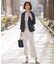 【シーンレスに活躍】COOL MINT COTTON POLYESTER フレアスリーブ ニット プルオーバー