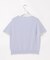 【シーンレスに活躍】COOL MINT COTTON POLYESTER フレアスリーブ ニット プルオーバー