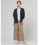 FLAXASAオックス ワイド ストレート パンツ