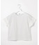 【一枚で着映え・シーンレスに活躍】コットンスムース レースデザイン カットソー