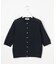 COTTON ACETATE DRY クルーネック カーディガン