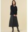 【WEB限定カラーあり】T/W ミルドチェック＆千鳥 プリーツ スカート