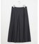 【WEB限定カラーあり】T/W ミルドチェック＆千鳥 プリーツ スカート
