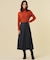 【WEB限定カラーあり】T/W ミルドチェック＆千鳥 プリーツ スカート