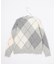 【一枚で着映え】AIRY WOOL ARGYLE クルーネック ニット