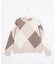 【一枚で着映え】AIRY WOOL ARGYLE クルーネック ニット