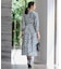 【WEB&一部店舗限定・新色追加・定番人気・着用動画あり】ハーバルフロープリント8分袖 ワンピース
