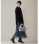 【洗える】ウールカシミヤブレンドハイネック ニット