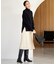 【洗える】ウールカシミヤブレンドハイネック ニット