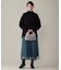 【洗える】ウールカシミヤブレンドハイネック ニット