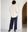 【洗える】ウールカシミヤブレンドハイネック ニット