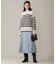 【洗える】ウールカシミヤブレンドハイネック ニット