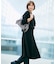 【WEB限定カラーあり・洗える】リバーシブルニット セットアップ(プルオーバー×フレアスカート)